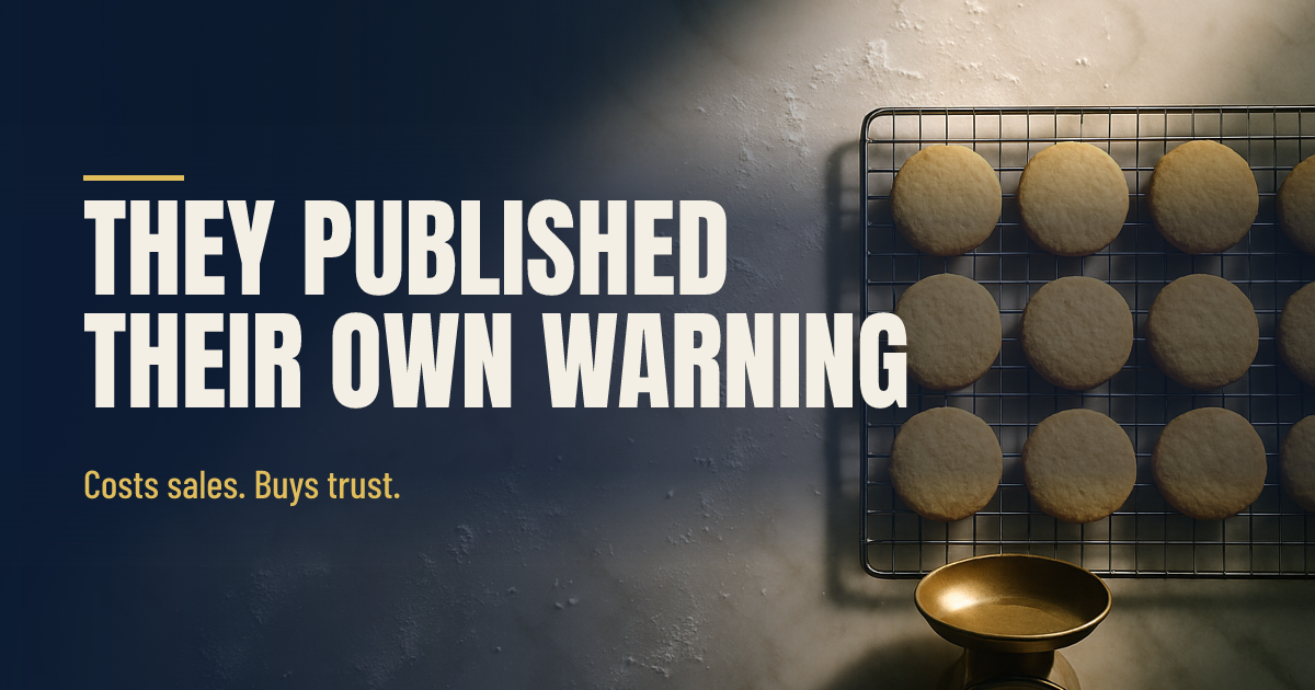 The Bakery That Published What It Cannot Guarantee social preview
