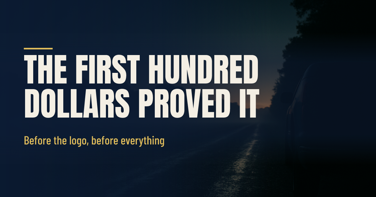 The first hundred dollars social preview