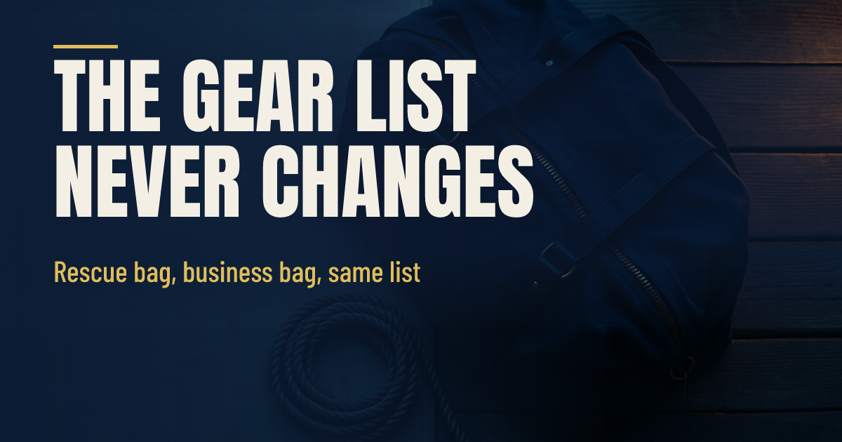 The gear list that never changes social preview