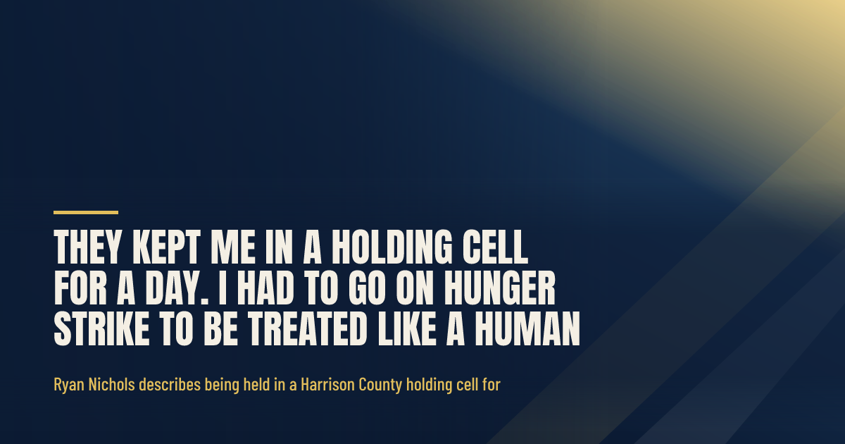 They Kept Me in a Holding Cell for a Day. I Had to Go on Hunger Strike to Be Treated Like a Human. social preview