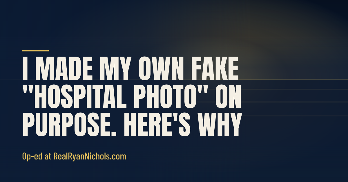 I Made My Own Fake "Hospital Photo" On Purpose. Here's Why. social preview