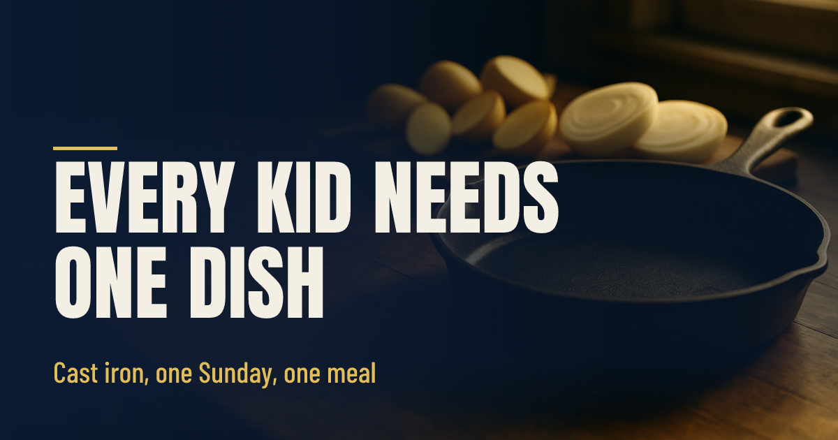 One skillet, one Sunday social preview