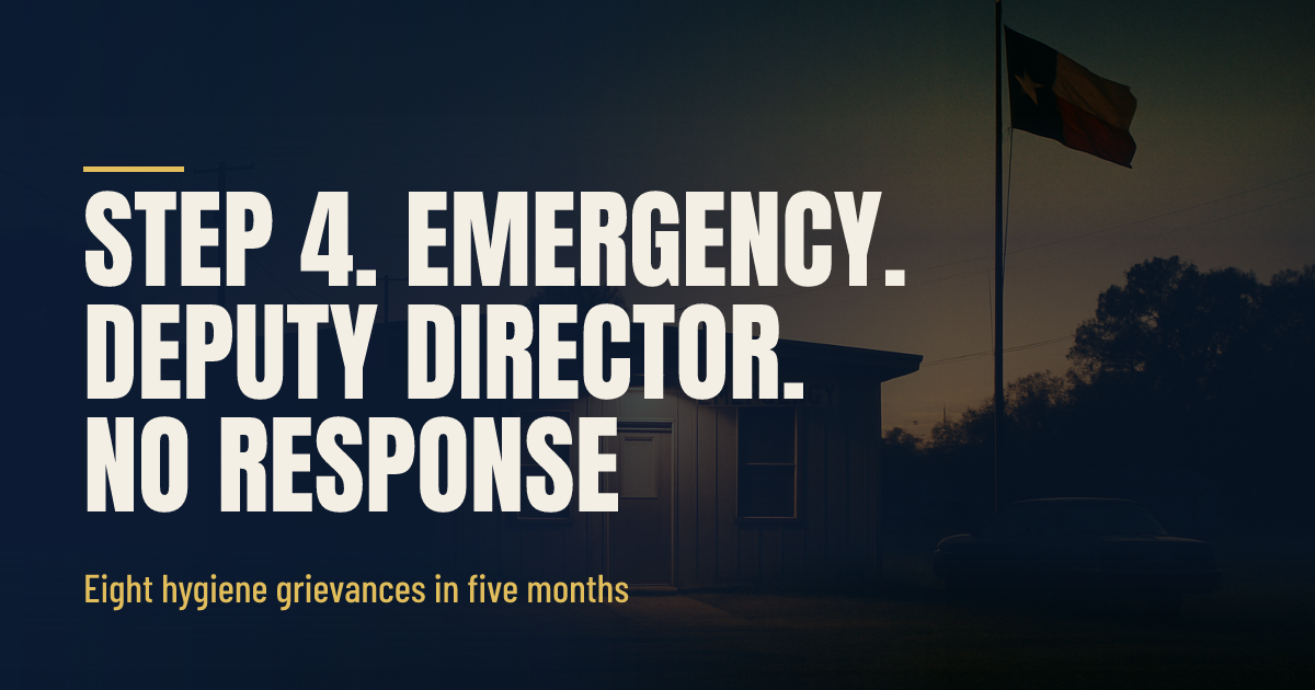 Step 4. Emergency. Deputy Director. No Response. social preview