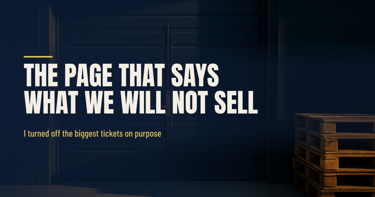 The Most Important Page on My Marketplace Is the List of Things You Cannot Sell social preview