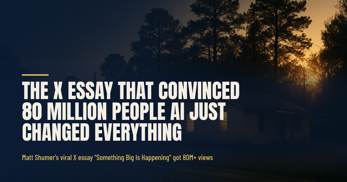 The X Essay That Convinced 80 Million People AI Just Changed Everything social preview