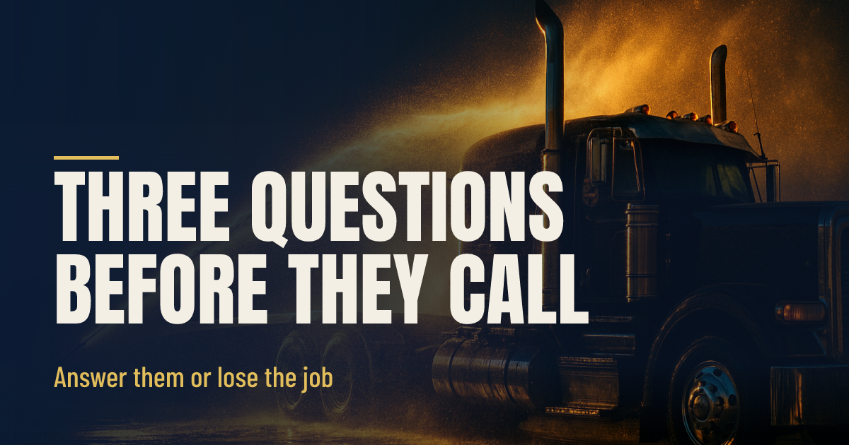 The Three Questions Every Customer Asks Before They Call social preview