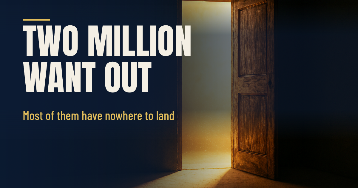 Two Million Americans a Month Are Trying to Get Out. Most of Them Have Nowhere to Go. social preview