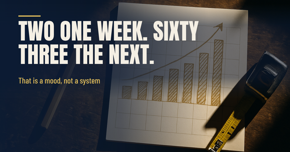 I Published Two Articles One Week and Sixty Three the Next. That Is Not a System. social preview